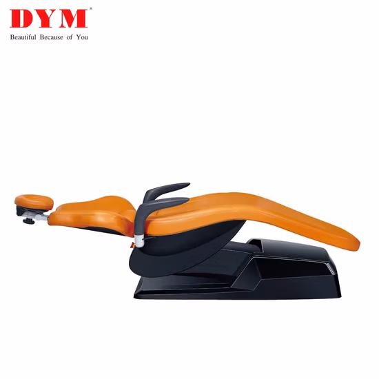 극세사 가죽으로 만든 인체공학적 구강램프와 인체공학적 모형 치과용 의자