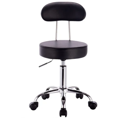 저렴한 가격의 현대적인 스타일 인체공학적 사무 작업장 금속 다리가 있는 조정 가능한 원형 사무실 의자